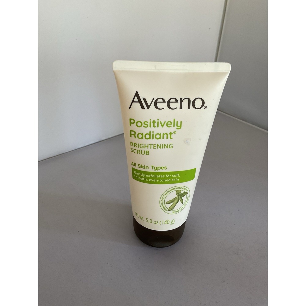 Aveeno Positively Radiant Skin Brightening Exfoliating Daily Facial Scrub 5 oz